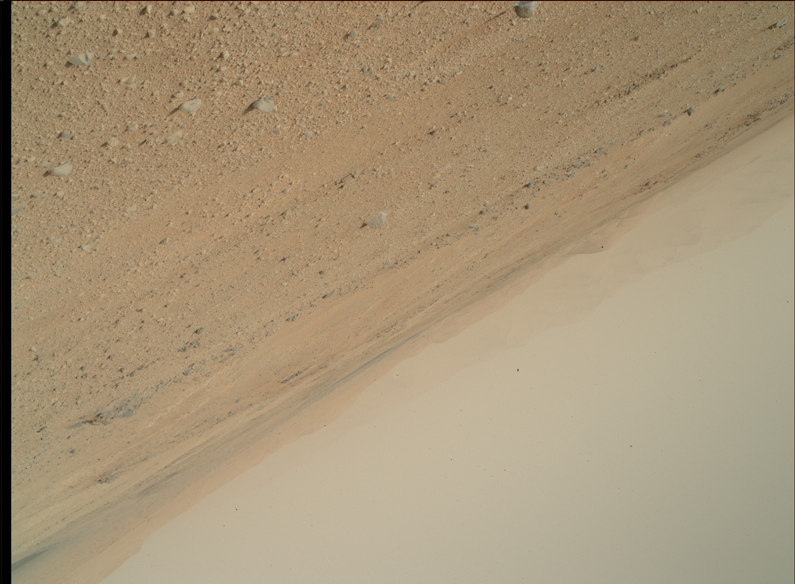 Nasa's Mars rover Curiosity acquired this image using its Mars Hand Lens Imager (MAHLI) on Sol 419
