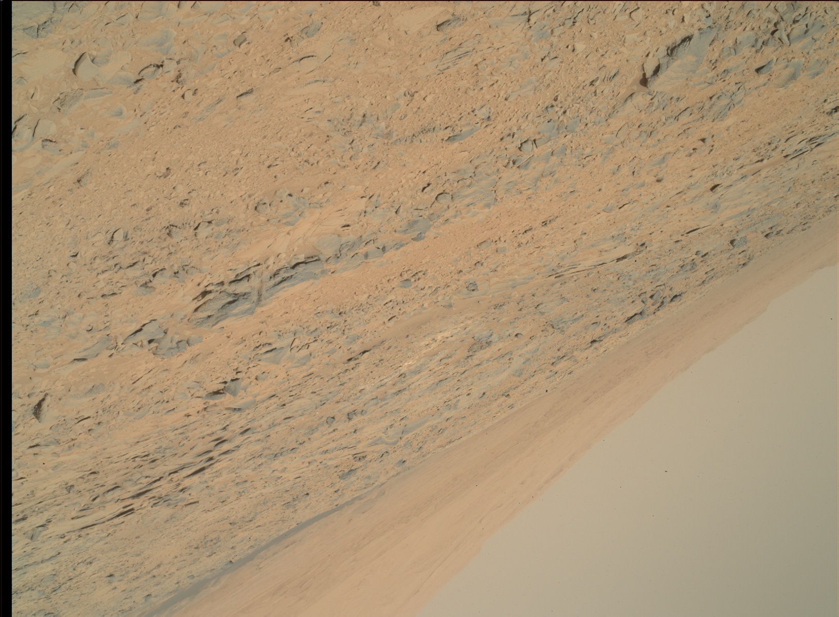 Nasa's Mars rover Curiosity acquired this image using its Mars Hand Lens Imager (MAHLI) on Sol 438