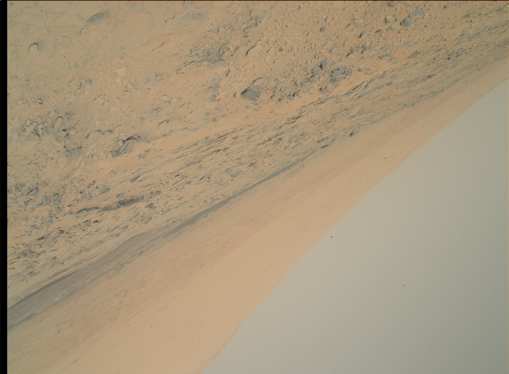 Nasa's Mars rover Curiosity acquired this image using its Mars Hand Lens Imager (MAHLI) on Sol 439