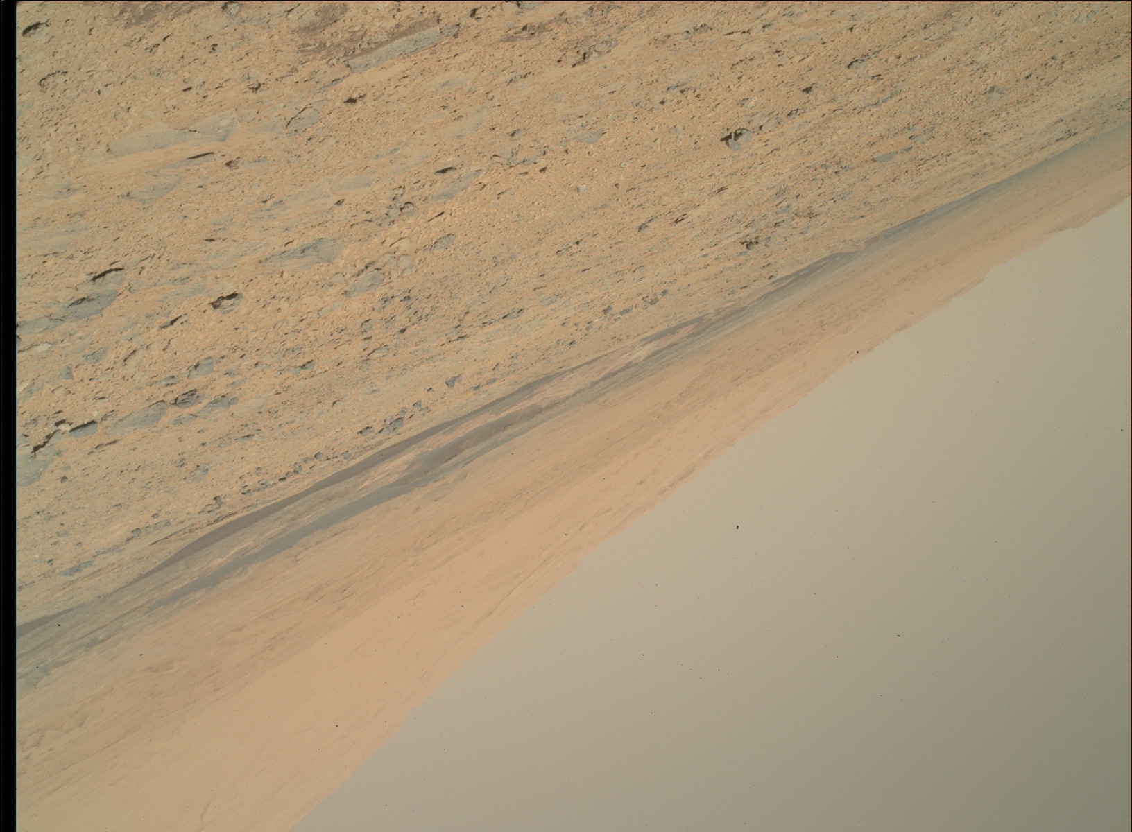 Nasa's Mars rover Curiosity acquired this image using its Mars Hand Lens Imager (MAHLI) on Sol 454