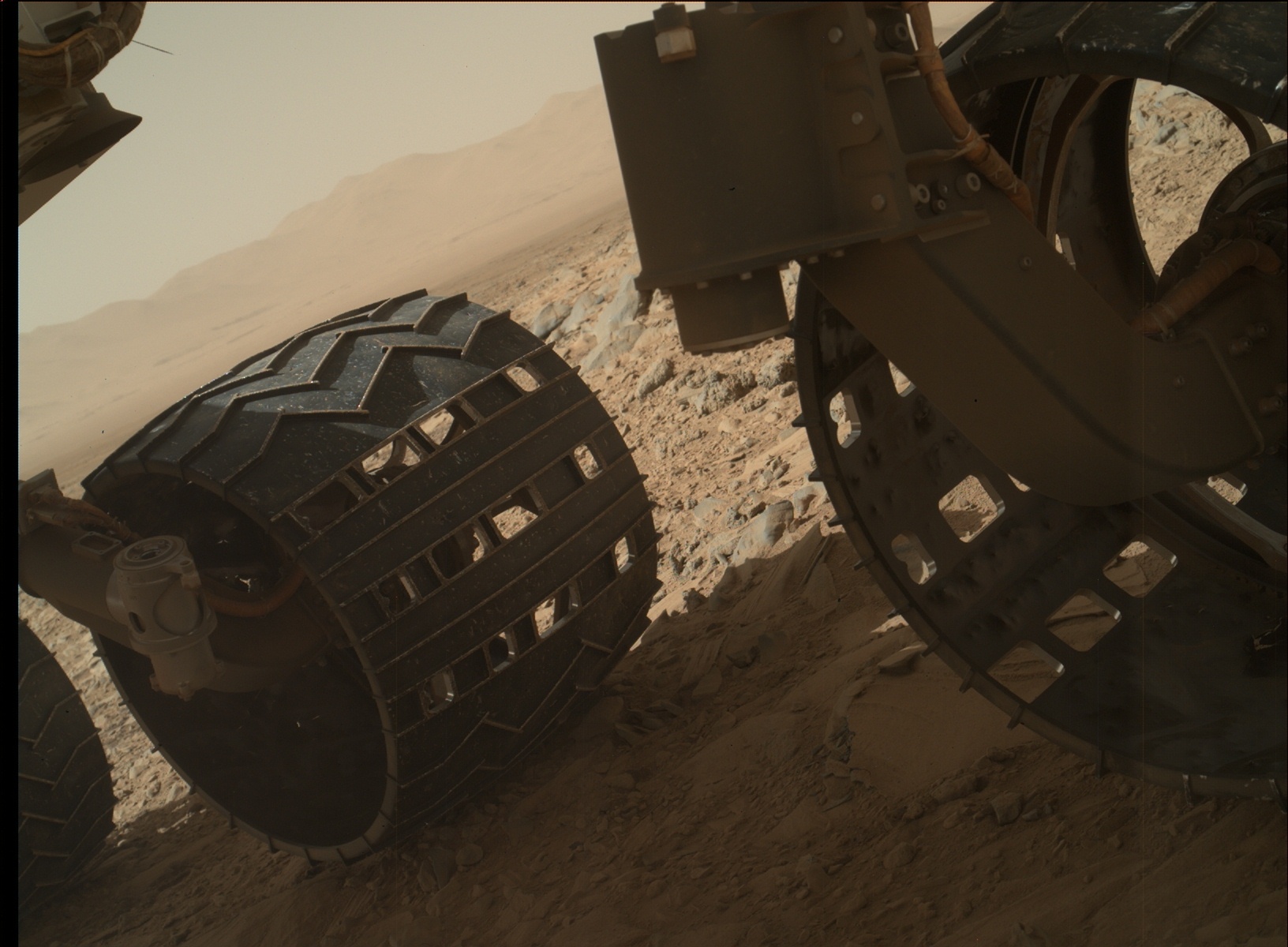 Nasa's Mars rover Curiosity acquired this image using its Mars Hand Lens Imager (MAHLI) on Sol 488
