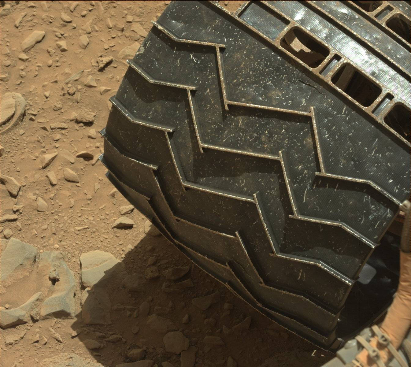 Nasa's Mars rover Curiosity acquired this image using its Mast Camera (Mastcam) on Sol 490
