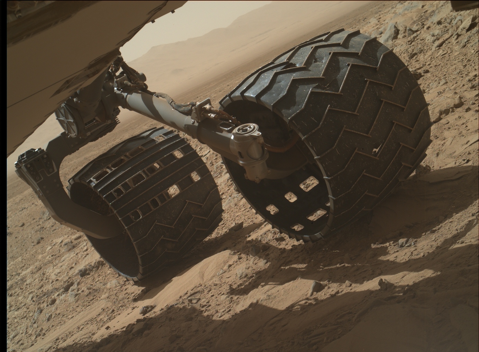 Nasa's Mars rover Curiosity acquired this image using its Mars Hand Lens Imager (MAHLI) on Sol 490