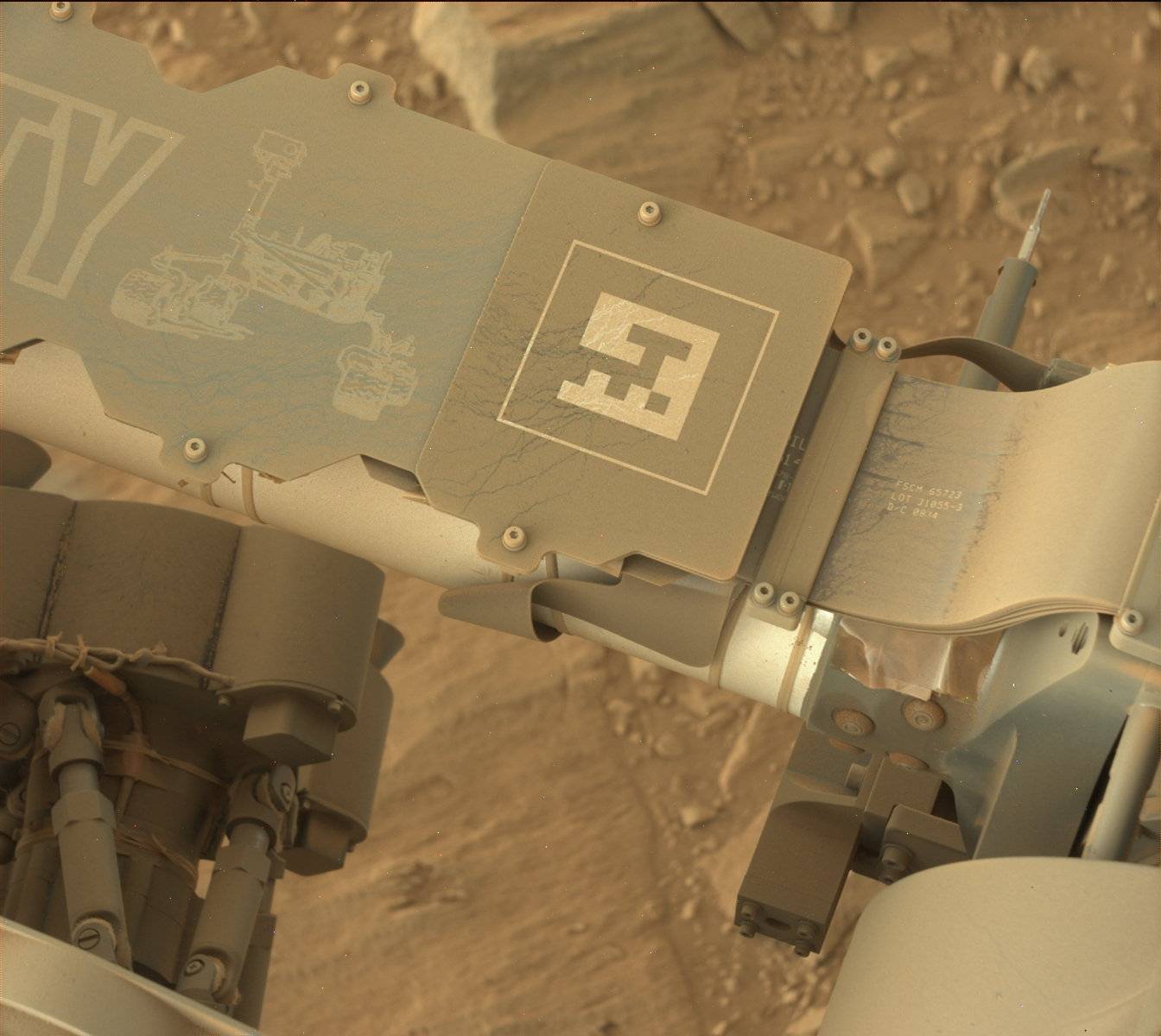 Nasa's Mars rover Curiosity acquired this image using its Mast Camera (Mastcam) on Sol 493