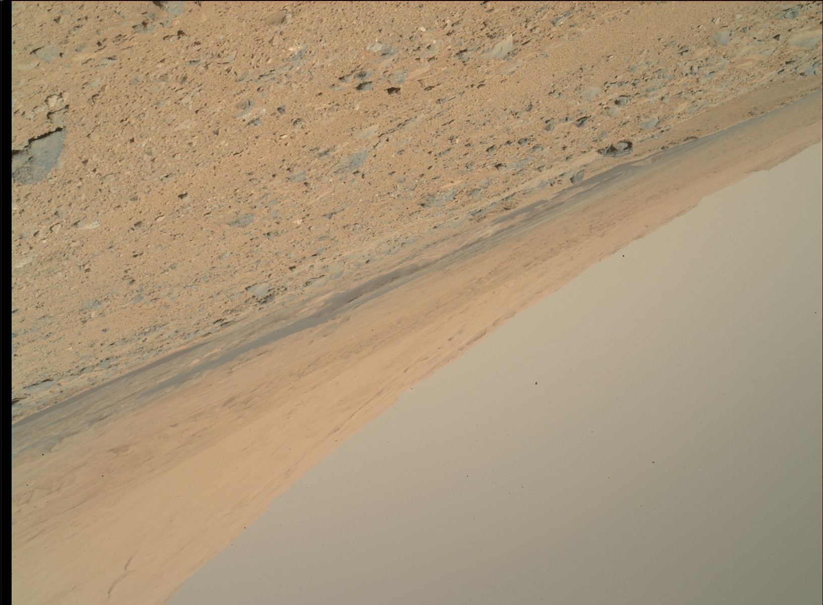 Nasa's Mars rover Curiosity acquired this image using its Mars Hand Lens Imager (MAHLI) on Sol 494