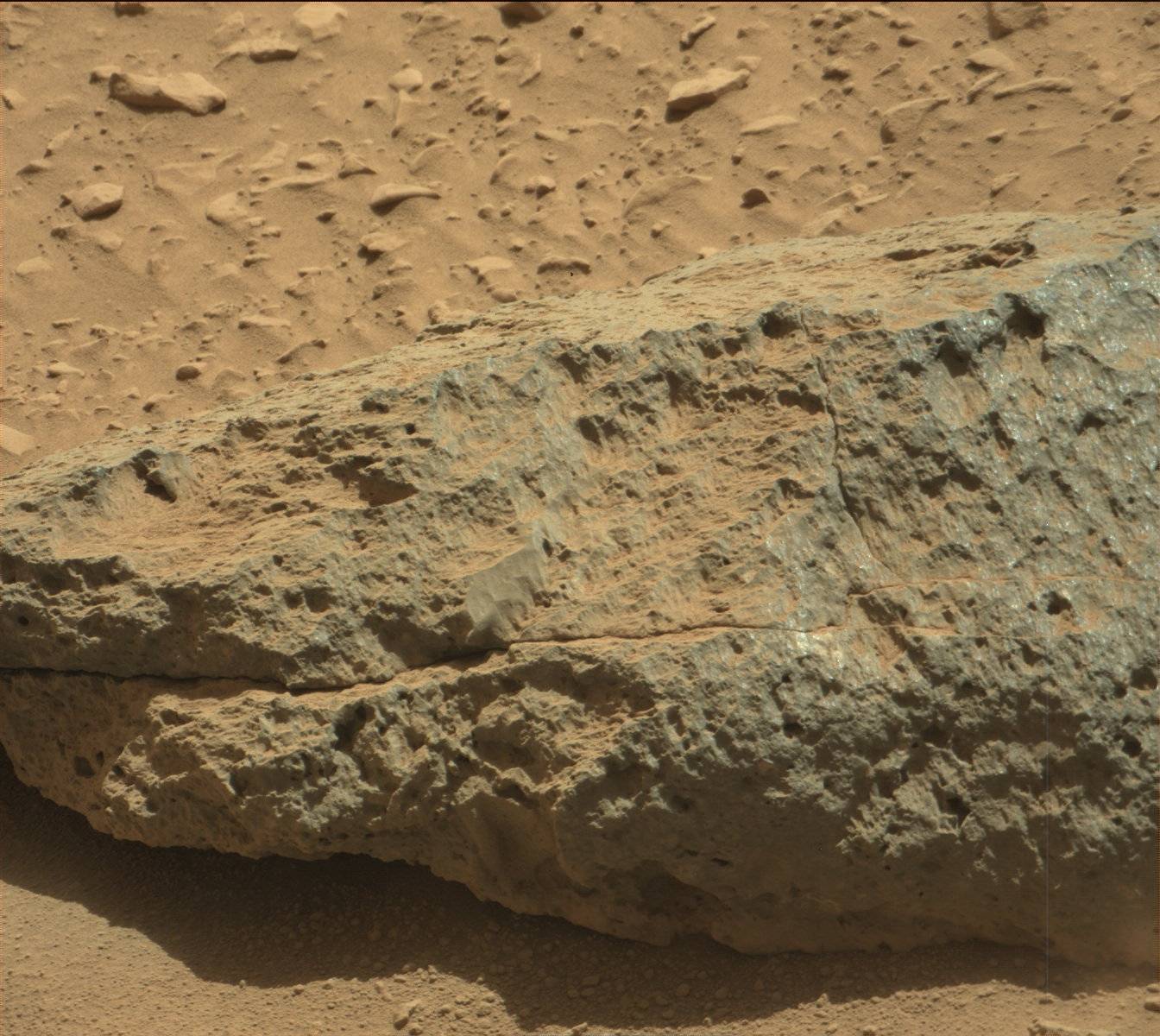 Nasa's Mars rover Curiosity acquired this image using its Mast Camera (Mastcam) on Sol 502