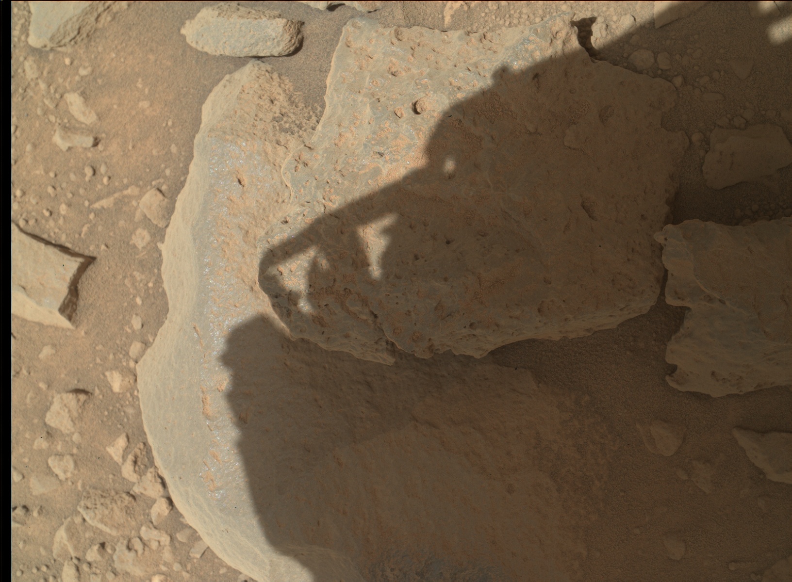 Nasa's Mars rover Curiosity acquired this image using its Mars Hand Lens Imager (MAHLI) on Sol 503
