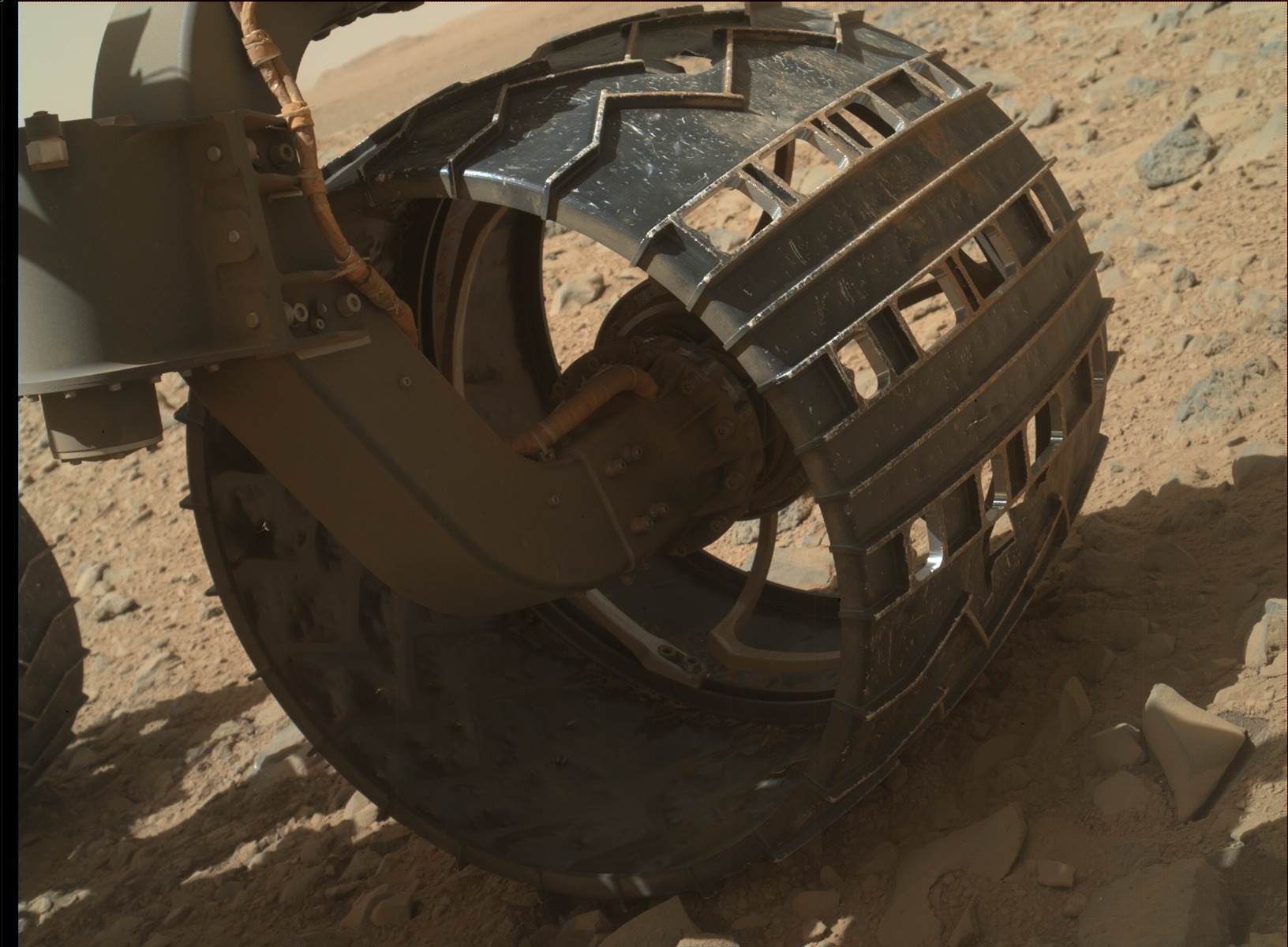 Nasa's Mars rover Curiosity acquired this image using its Mars Hand Lens Imager (MAHLI) on Sol 504