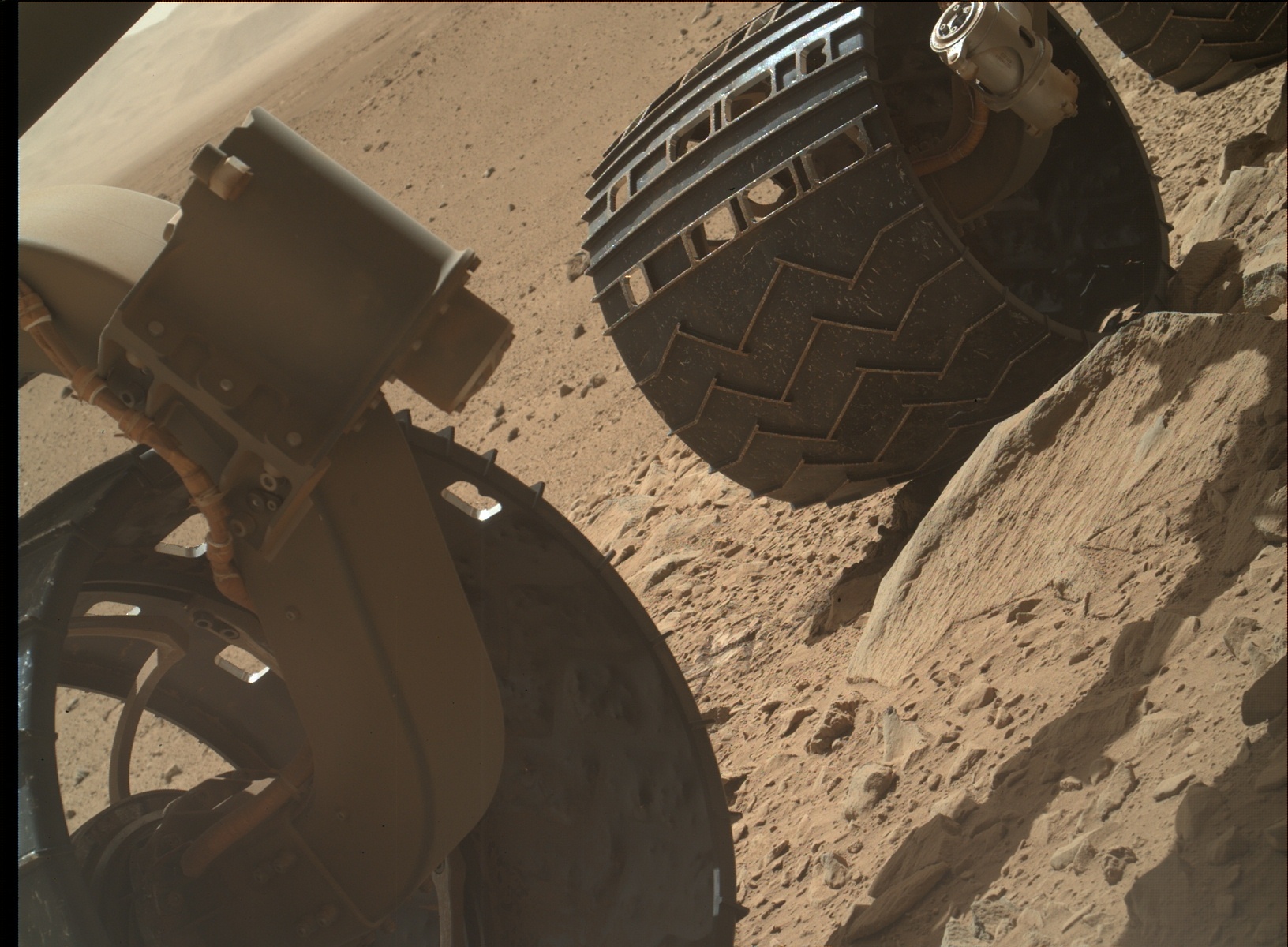 Nasa's Mars rover Curiosity acquired this image using its Mars Hand Lens Imager (MAHLI) on Sol 506