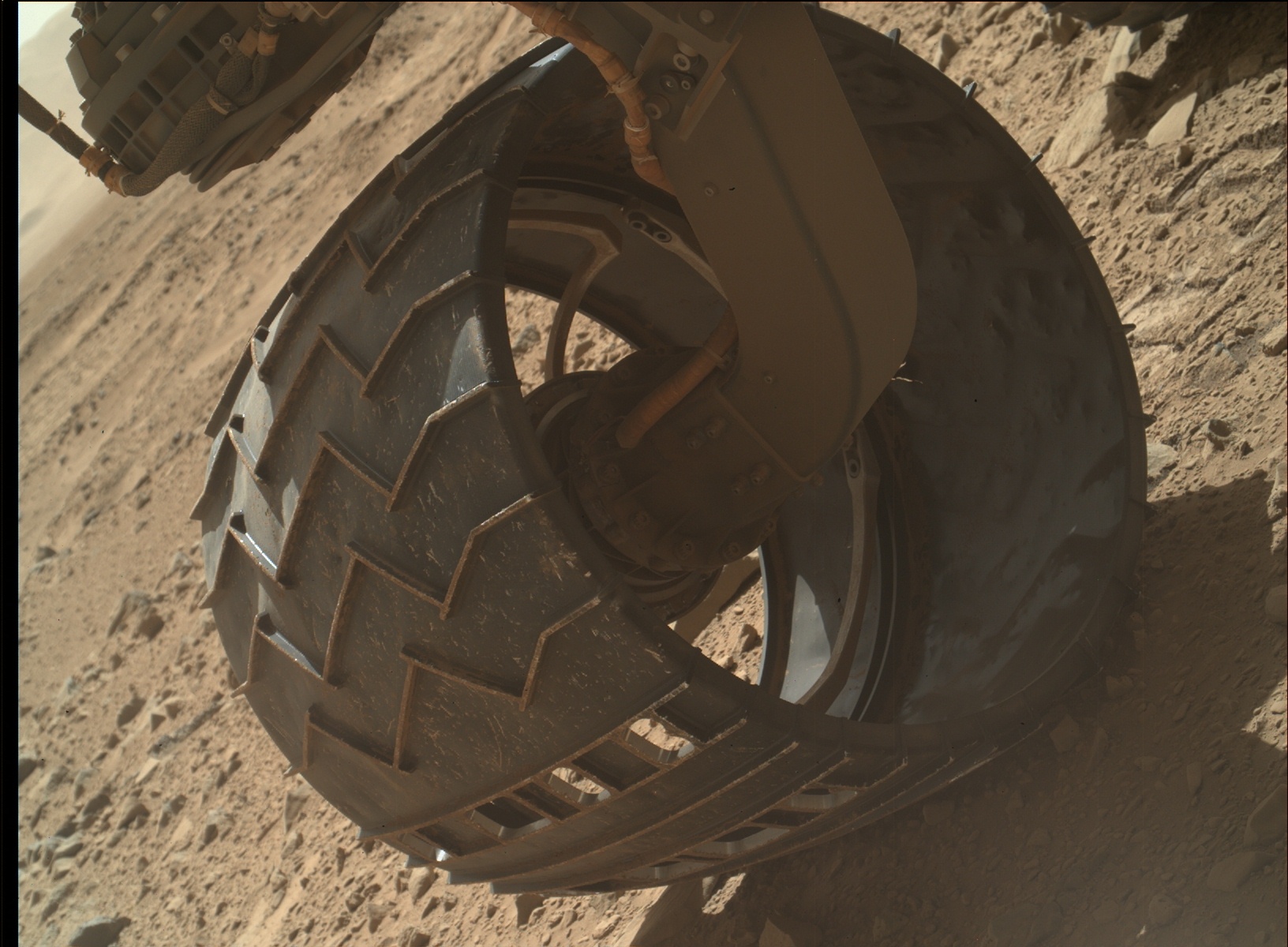 Nasa's Mars rover Curiosity acquired this image using its Mars Hand Lens Imager (MAHLI) on Sol 513