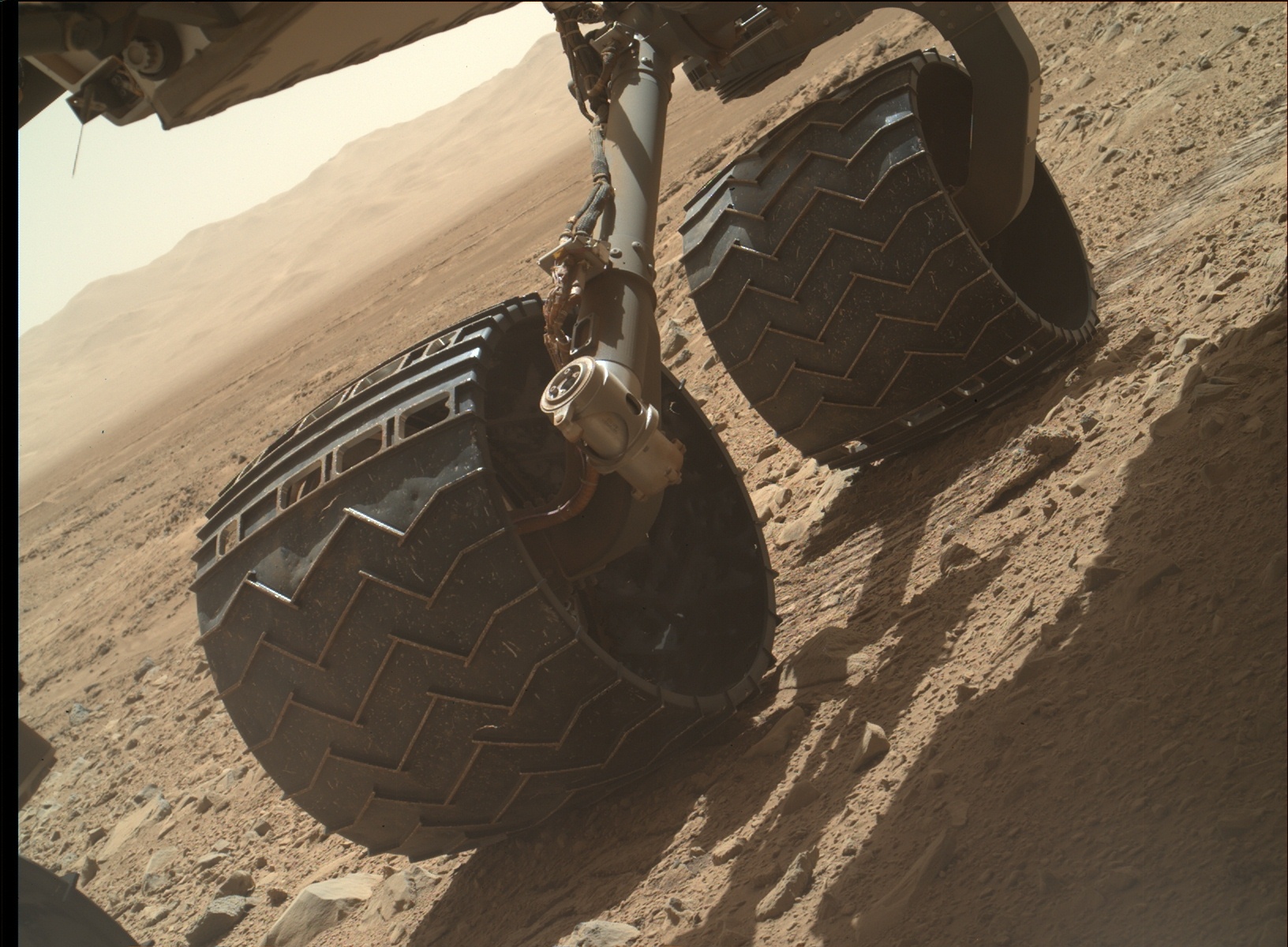 Nasa's Mars rover Curiosity acquired this image using its Mars Hand Lens Imager (MAHLI) on Sol 515