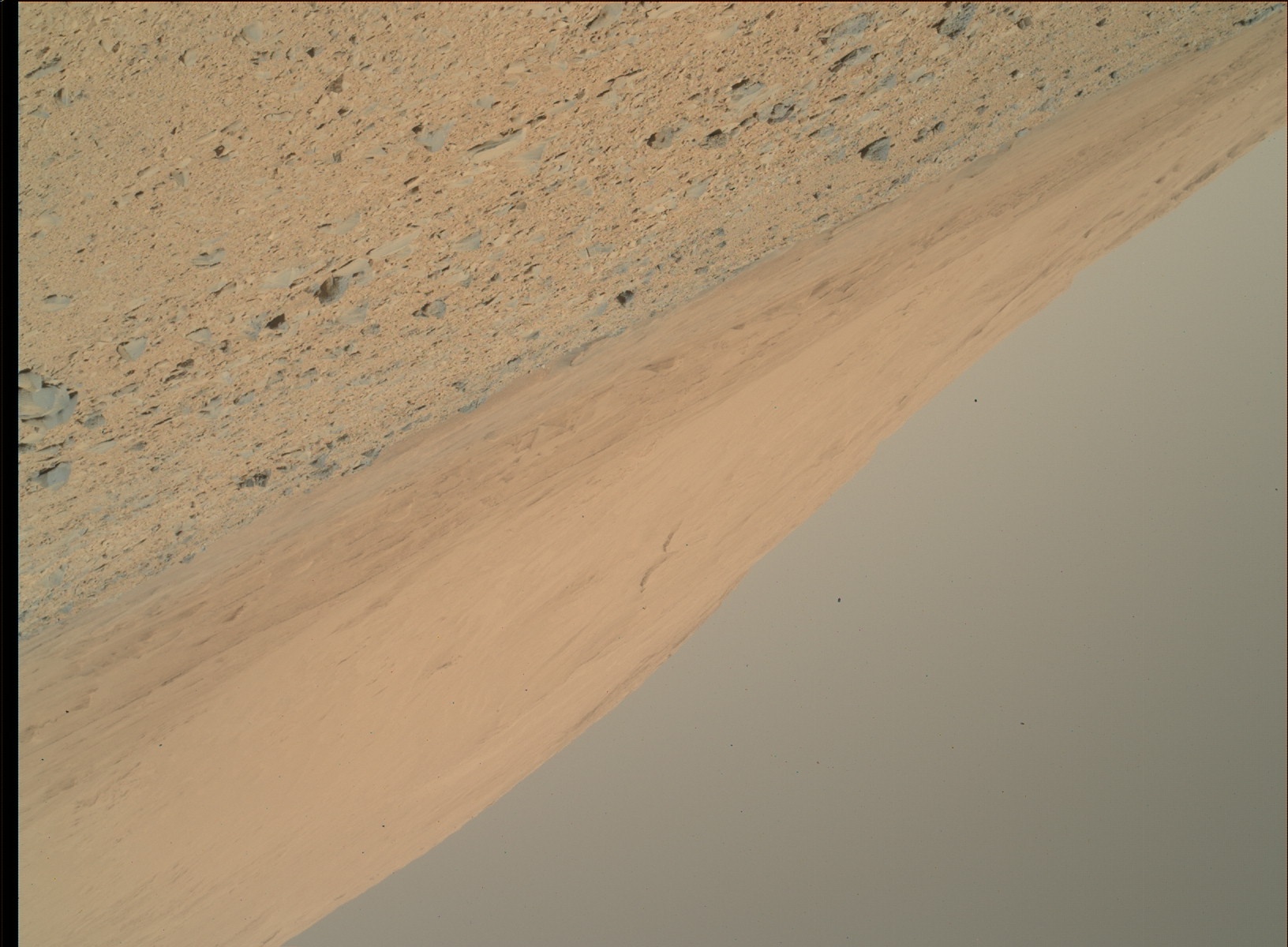 Nasa's Mars rover Curiosity acquired this image using its Mars Hand Lens Imager (MAHLI) on Sol 518