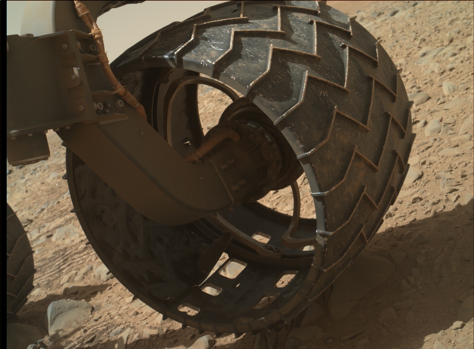 Nasa's Mars rover Curiosity acquired this image using its Mars Hand Lens Imager (MAHLI) on Sol 519