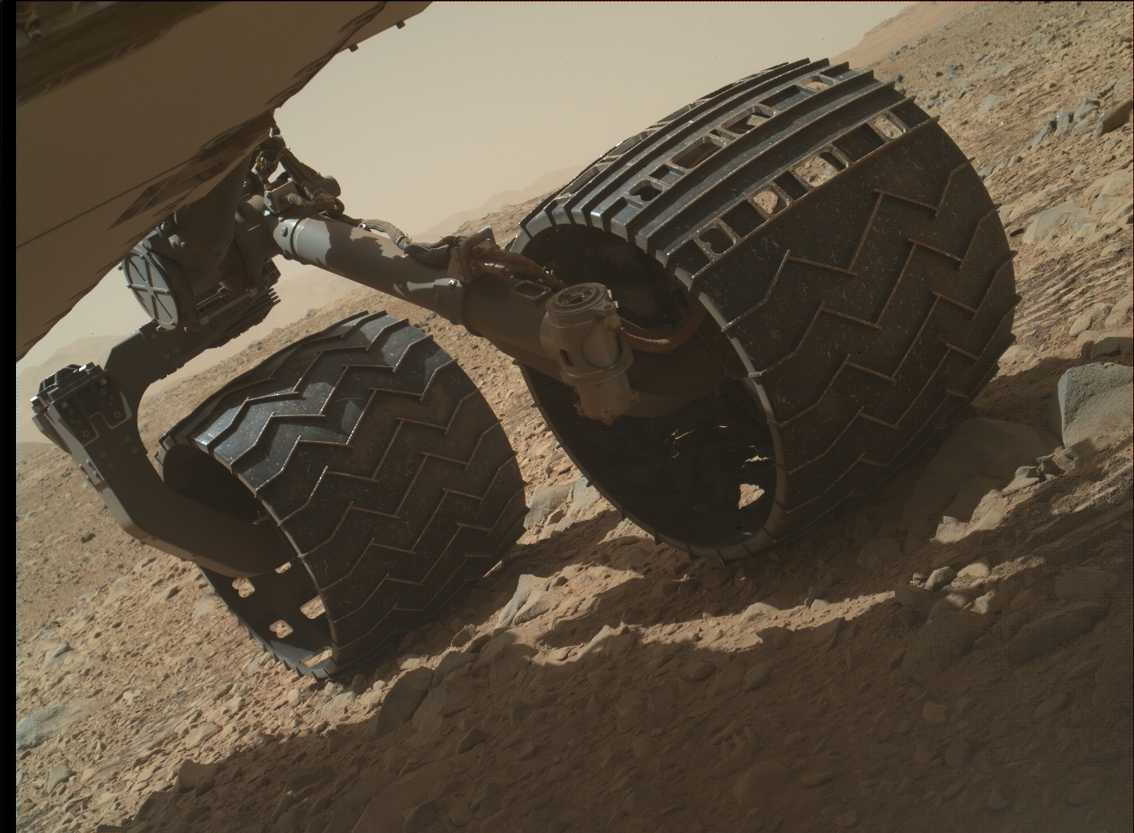 Nasa's Mars rover Curiosity acquired this image using its Mars Hand Lens Imager (MAHLI) on Sol 519