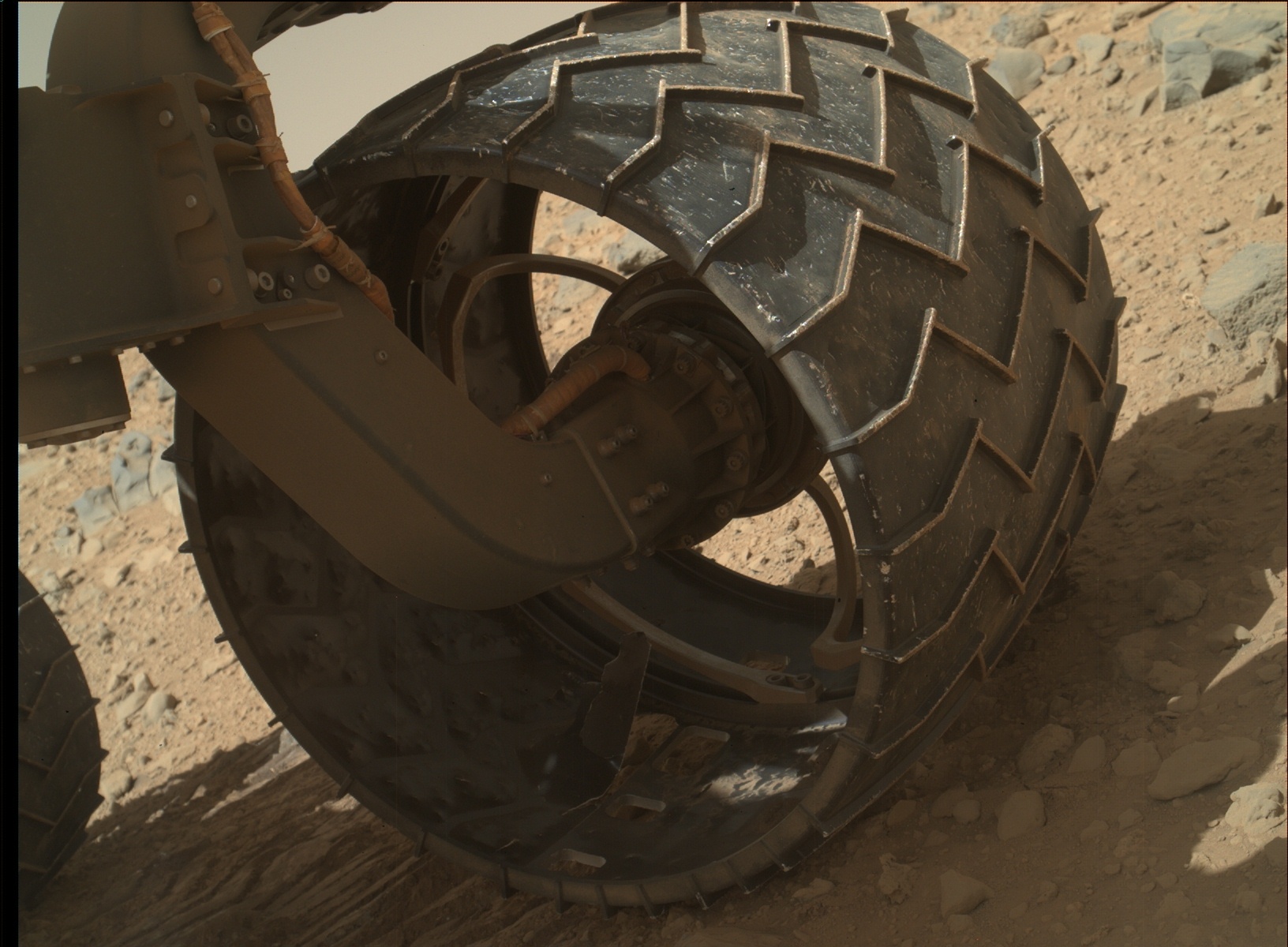 Nasa's Mars rover Curiosity acquired this image using its Mars Hand Lens Imager (MAHLI) on Sol 520