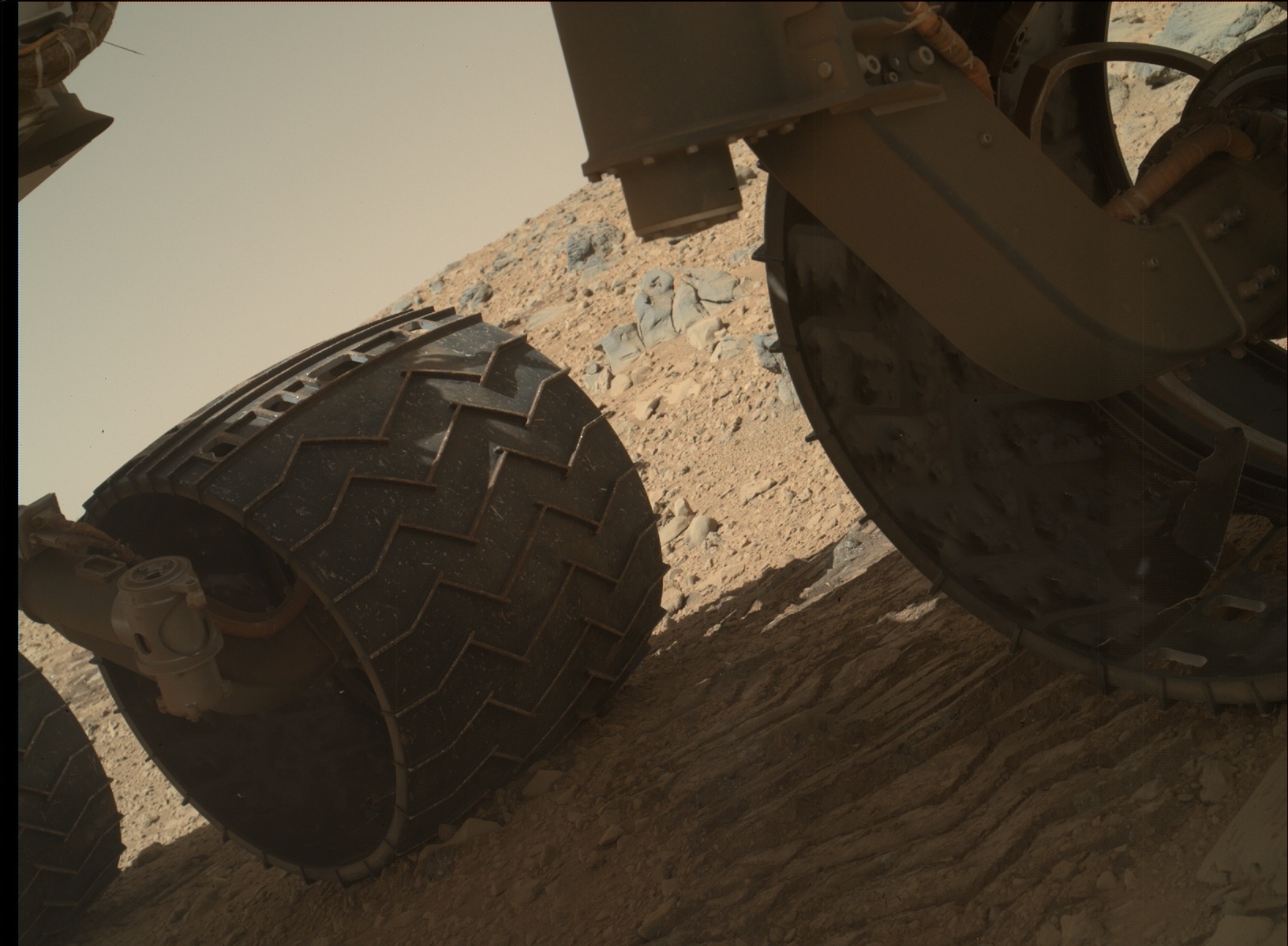 Nasa's Mars rover Curiosity acquired this image using its Mars Hand Lens Imager (MAHLI) on Sol 520