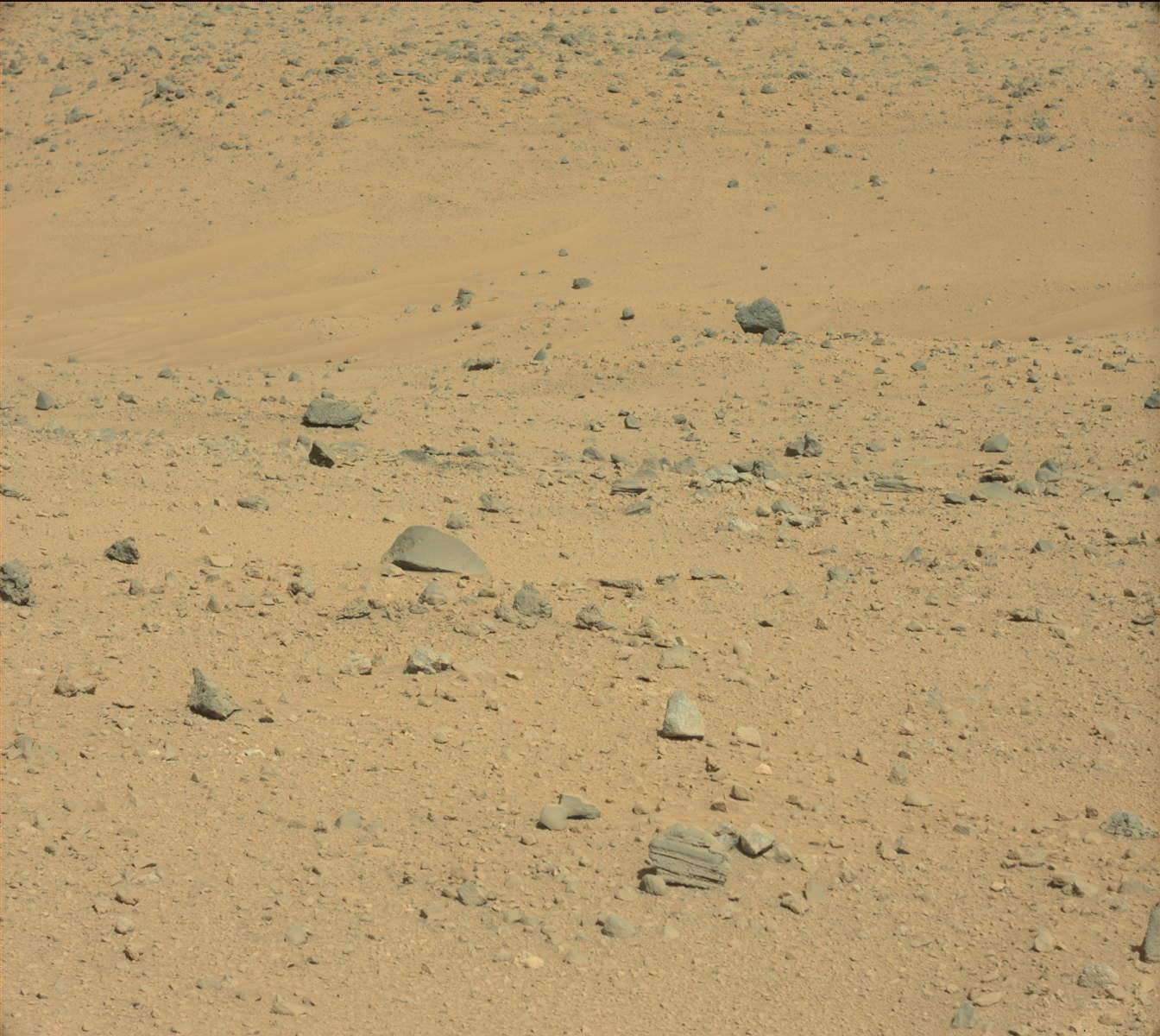 Nasa's Mars rover Curiosity acquired this image using its Mast Camera (Mastcam) on Sol 521