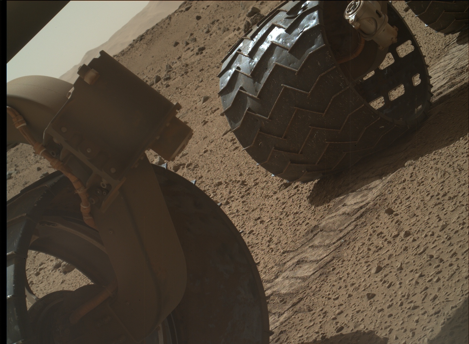 Nasa's Mars rover Curiosity acquired this image using its Mars Hand Lens Imager (MAHLI) on Sol 521