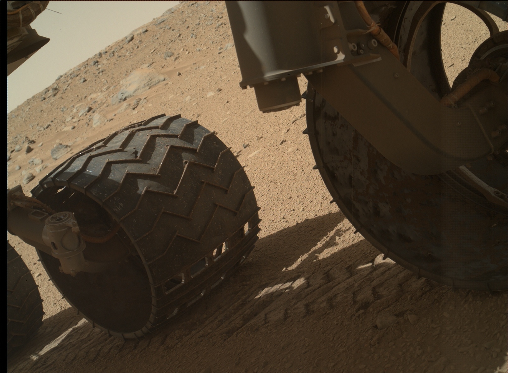Nasa's Mars rover Curiosity acquired this image using its Mars Hand Lens Imager (MAHLI) on Sol 521