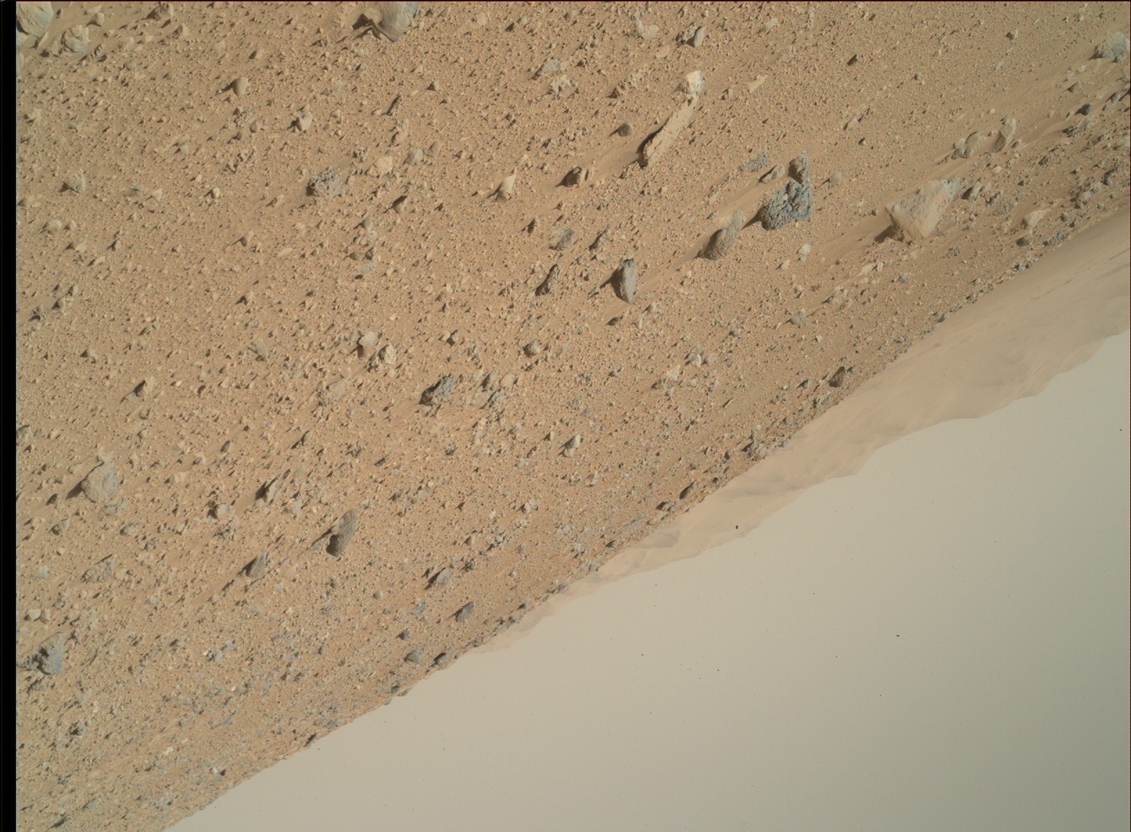 Nasa's Mars rover Curiosity acquired this image using its Mars Hand Lens Imager (MAHLI) on Sol 522