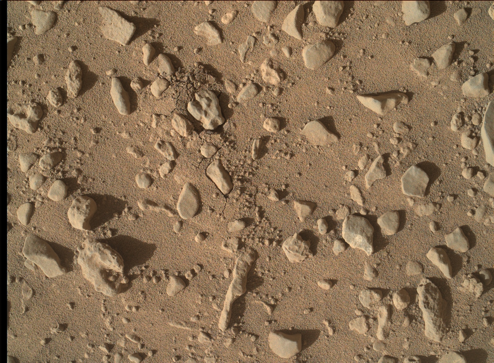 Nasa's Mars rover Curiosity acquired this image using its Mars Hand Lens Imager (MAHLI) on Sol 523