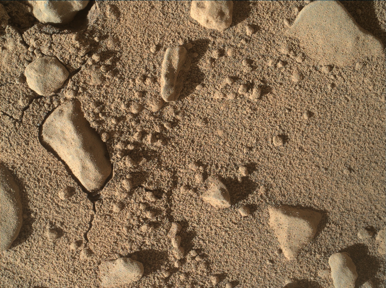 Nasa's Mars rover Curiosity acquired this image using its Mars Hand Lens Imager (MAHLI) on Sol 523