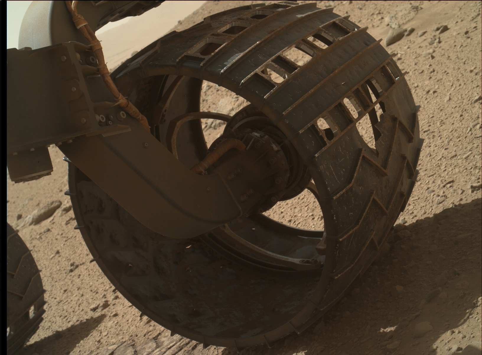 Nasa's Mars rover Curiosity acquired this image using its Mars Hand Lens Imager (MAHLI) on Sol 524