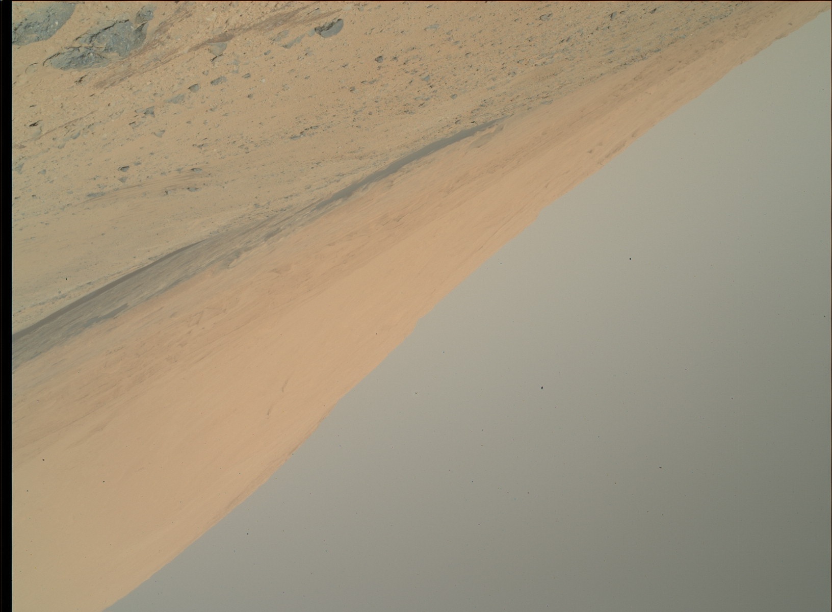 Nasa's Mars rover Curiosity acquired this image using its Mars Hand Lens Imager (MAHLI) on Sol 526