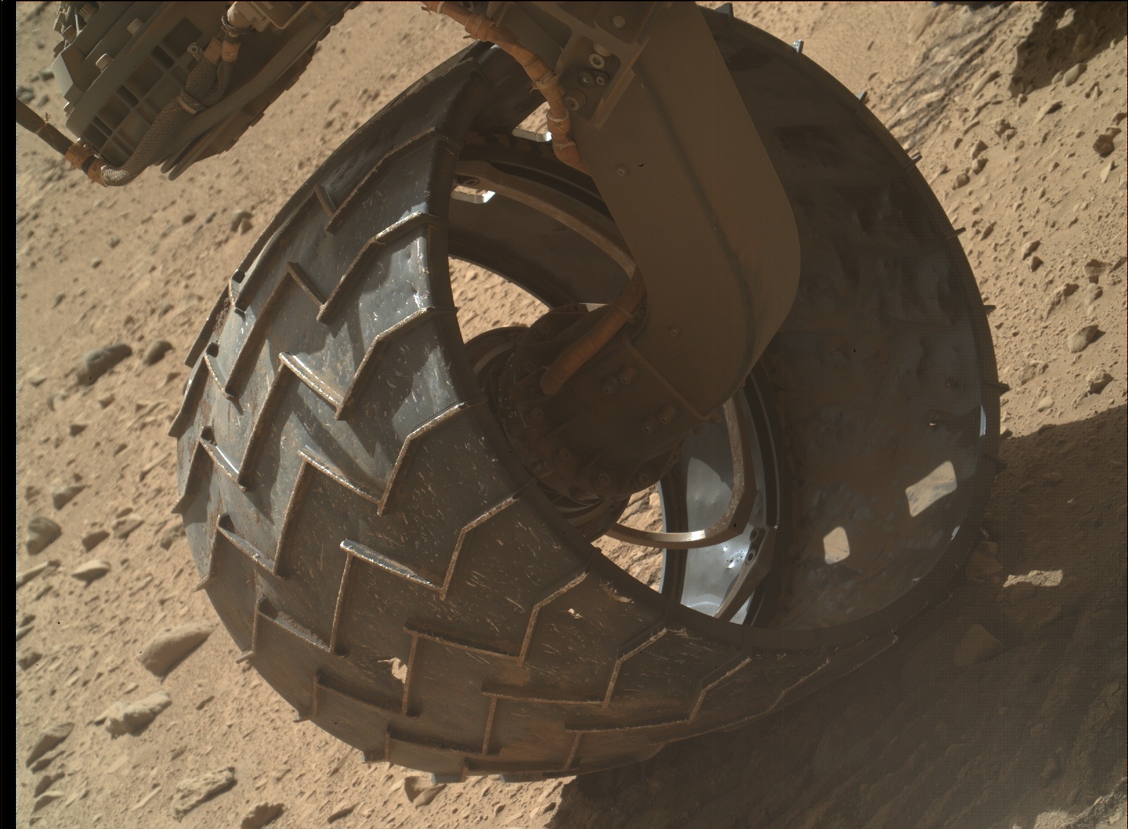 Nasa's Mars rover Curiosity acquired this image using its Mars Hand Lens Imager (MAHLI) on Sol 527