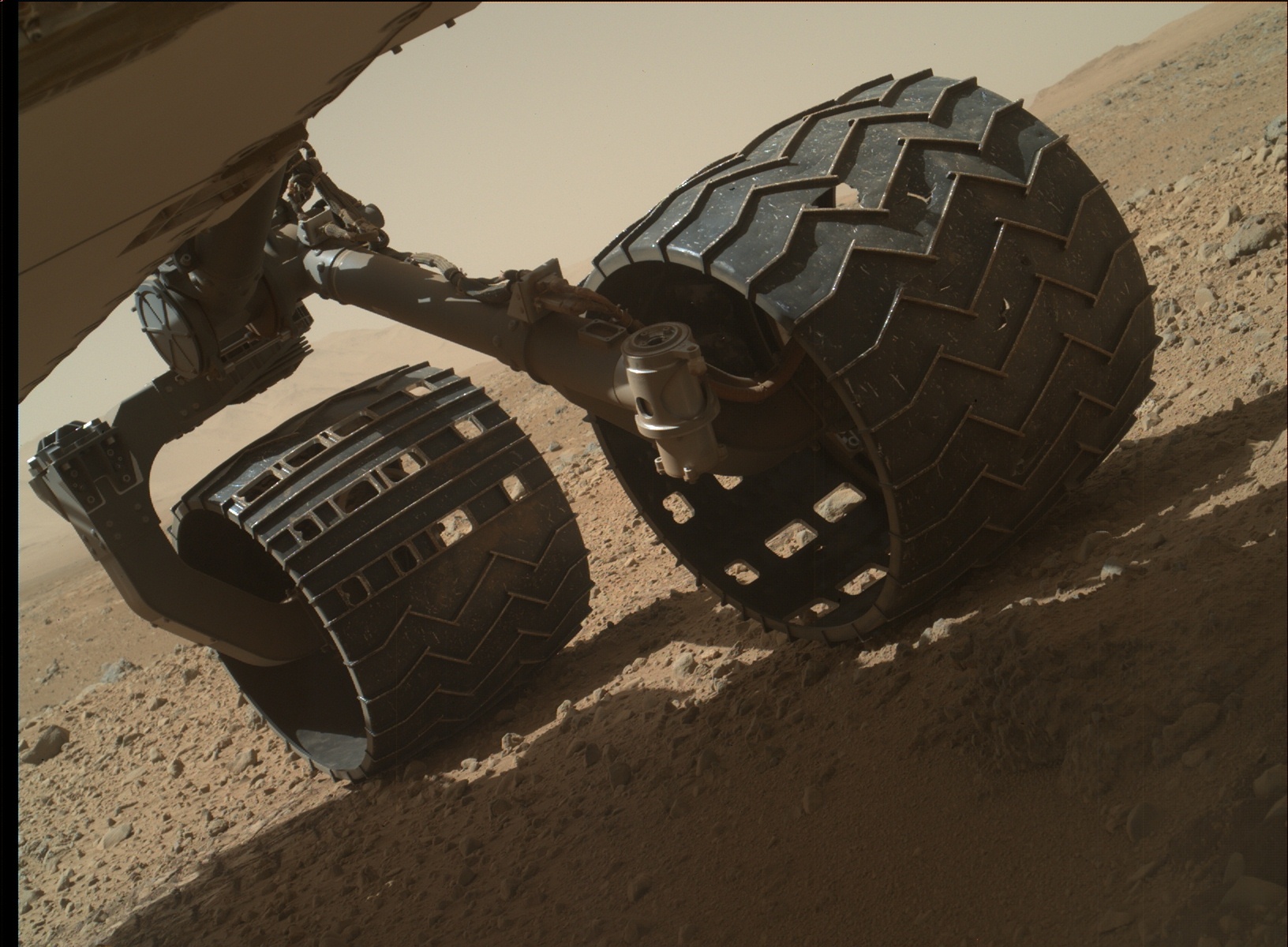 Nasa's Mars rover Curiosity acquired this image using its Mars Hand Lens Imager (MAHLI) on Sol 527