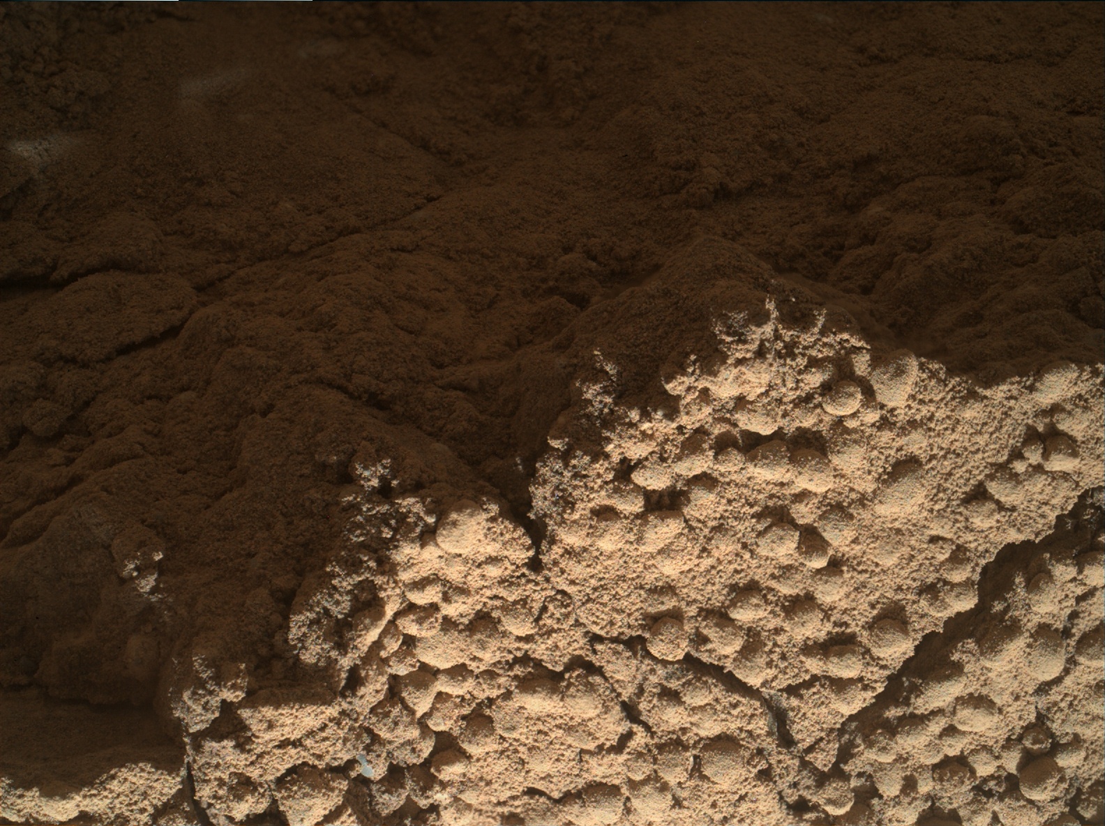Nasa's Mars rover Curiosity acquired this image using its Mars Hand Lens Imager (MAHLI) on Sol 531