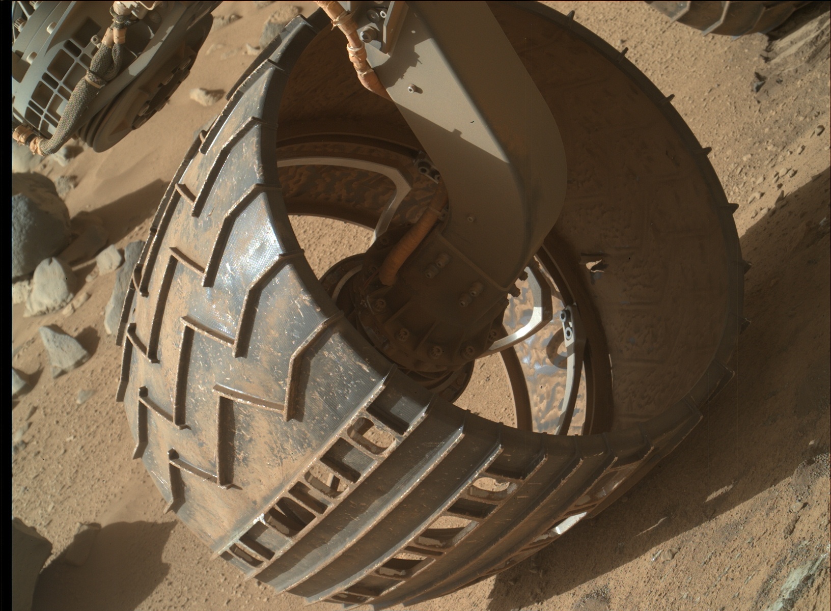 Nasa's Mars rover Curiosity acquired this image using its Mars Hand Lens Imager (MAHLI) on Sol 537