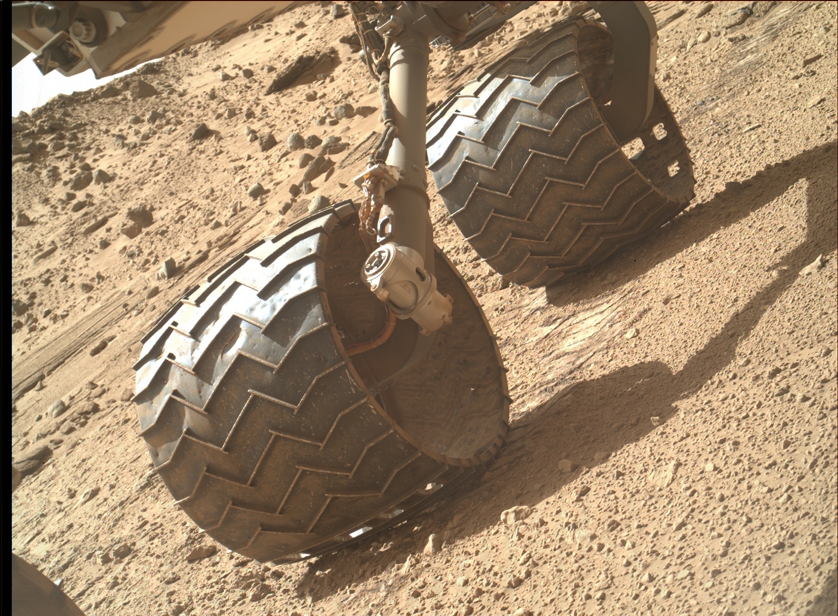 Nasa's Mars rover Curiosity acquired this image using its Mars Hand Lens Imager (MAHLI) on Sol 540