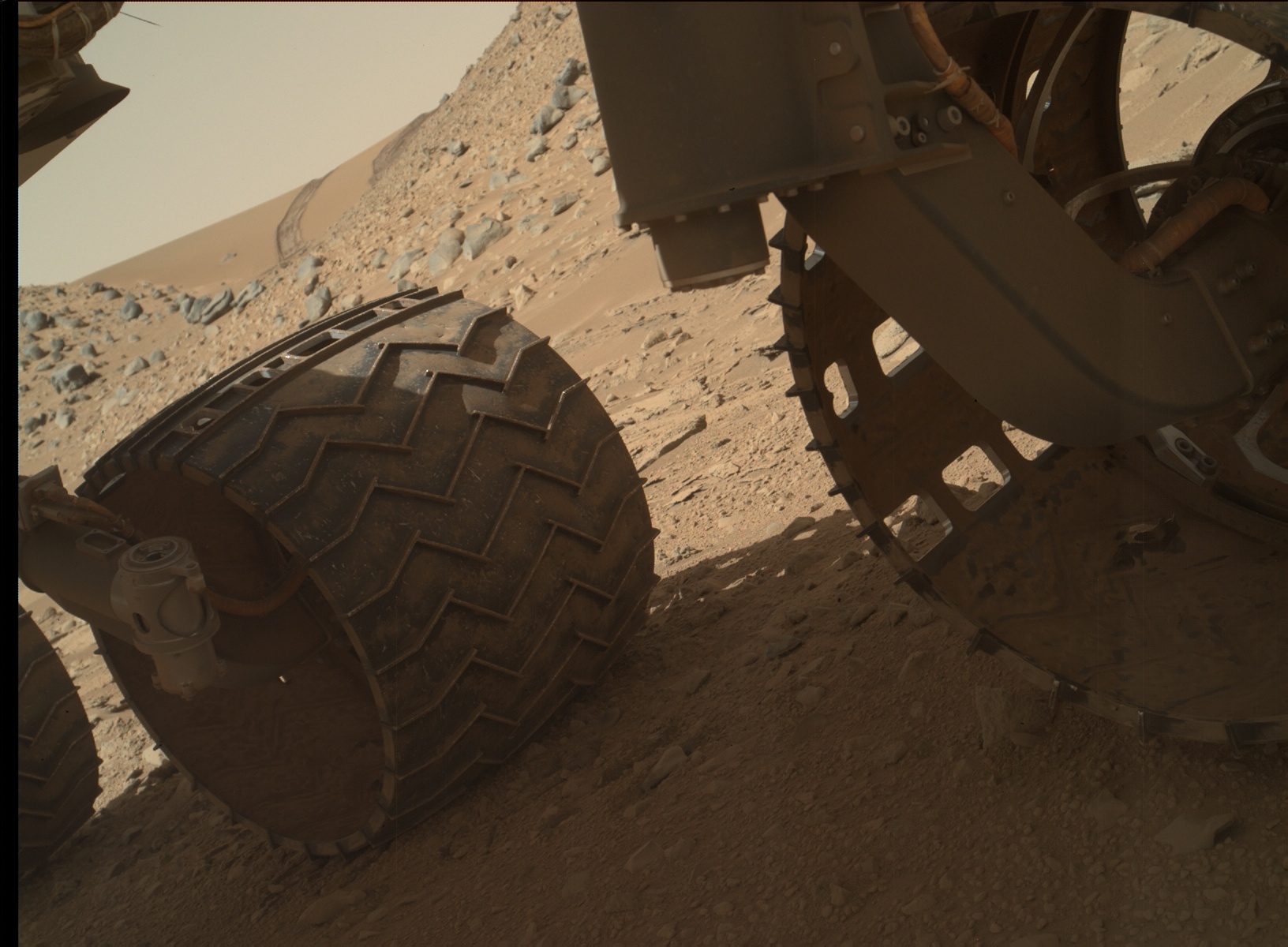 Nasa's Mars rover Curiosity acquired this image using its Mars Hand Lens Imager (MAHLI) on Sol 540