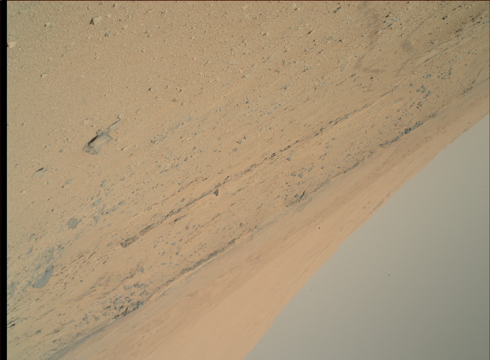 Nasa's Mars rover Curiosity acquired this image using its Mars Hand Lens Imager (MAHLI) on Sol 541