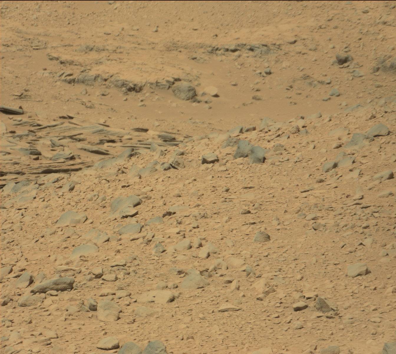Nasa's Mars rover Curiosity acquired this image using its Mast Camera (Mastcam) on Sol 542