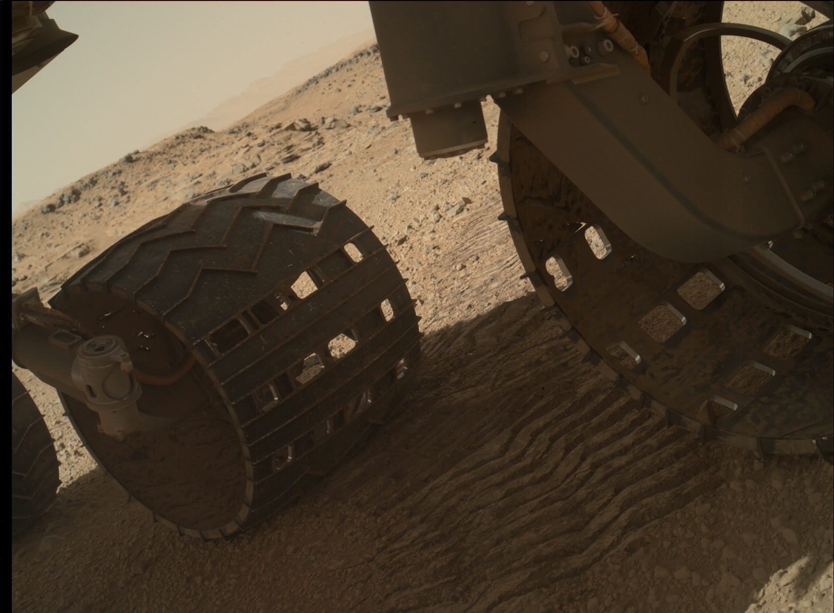 Nasa's Mars rover Curiosity acquired this image using its Mars Hand Lens Imager (MAHLI) on Sol 542