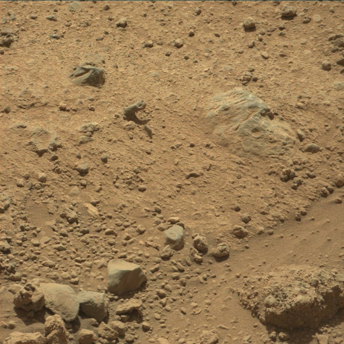Nasa's Mars rover Curiosity acquired this image using its Mast Camera (Mastcam) on Sol 543
