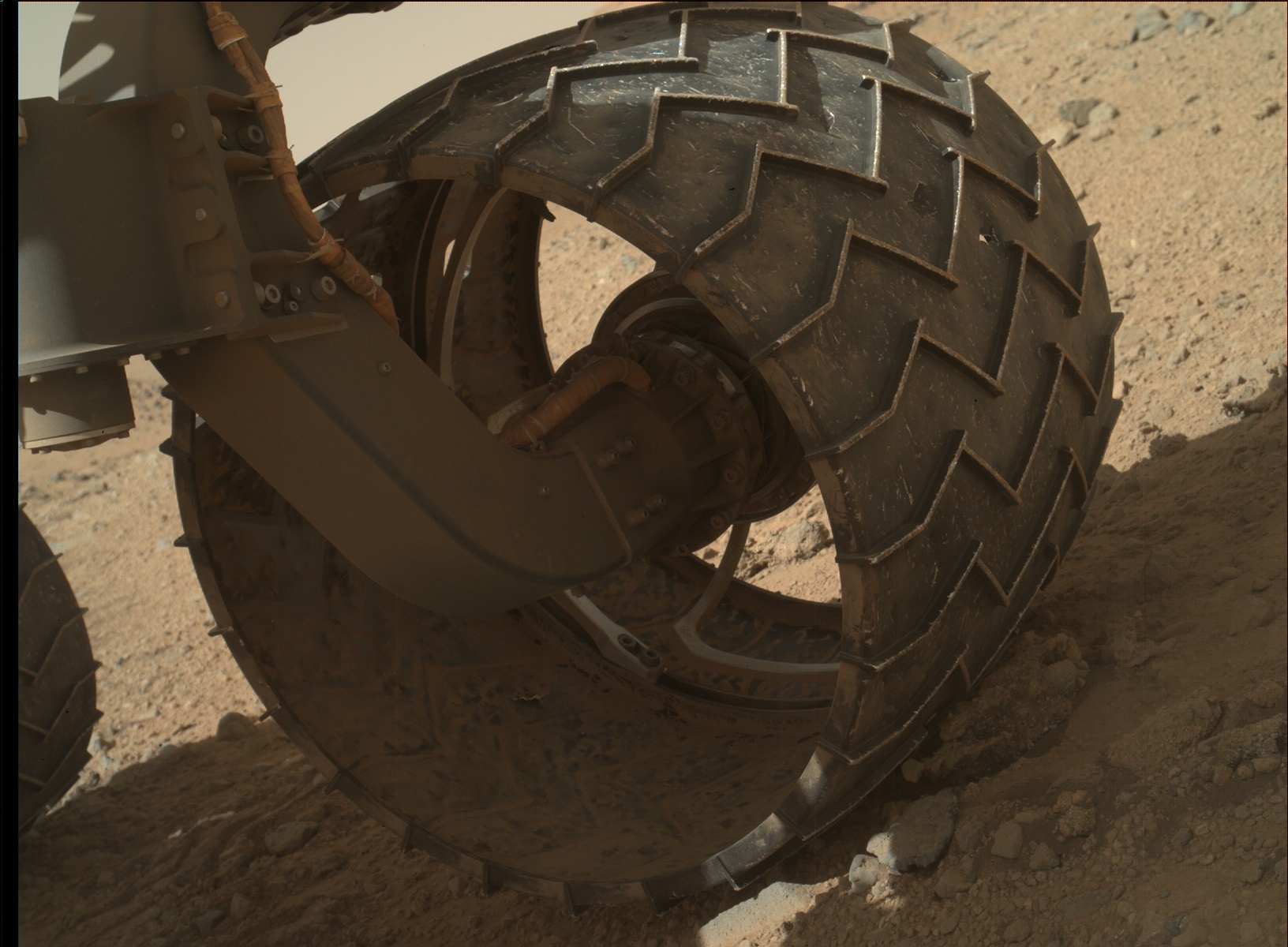 Nasa's Mars rover Curiosity acquired this image using its Mars Hand Lens Imager (MAHLI) on Sol 544