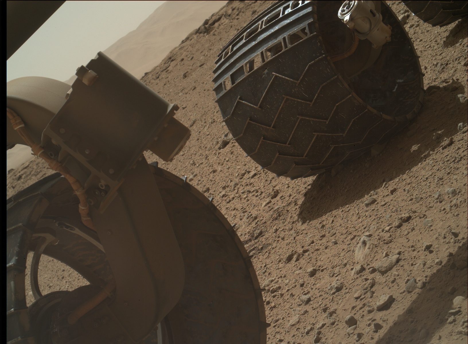 Nasa's Mars rover Curiosity acquired this image using its Mars Hand Lens Imager (MAHLI) on Sol 546