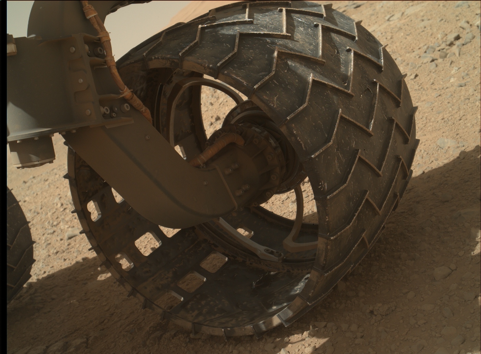 Nasa's Mars rover Curiosity acquired this image using its Mars Hand Lens Imager (MAHLI) on Sol 546