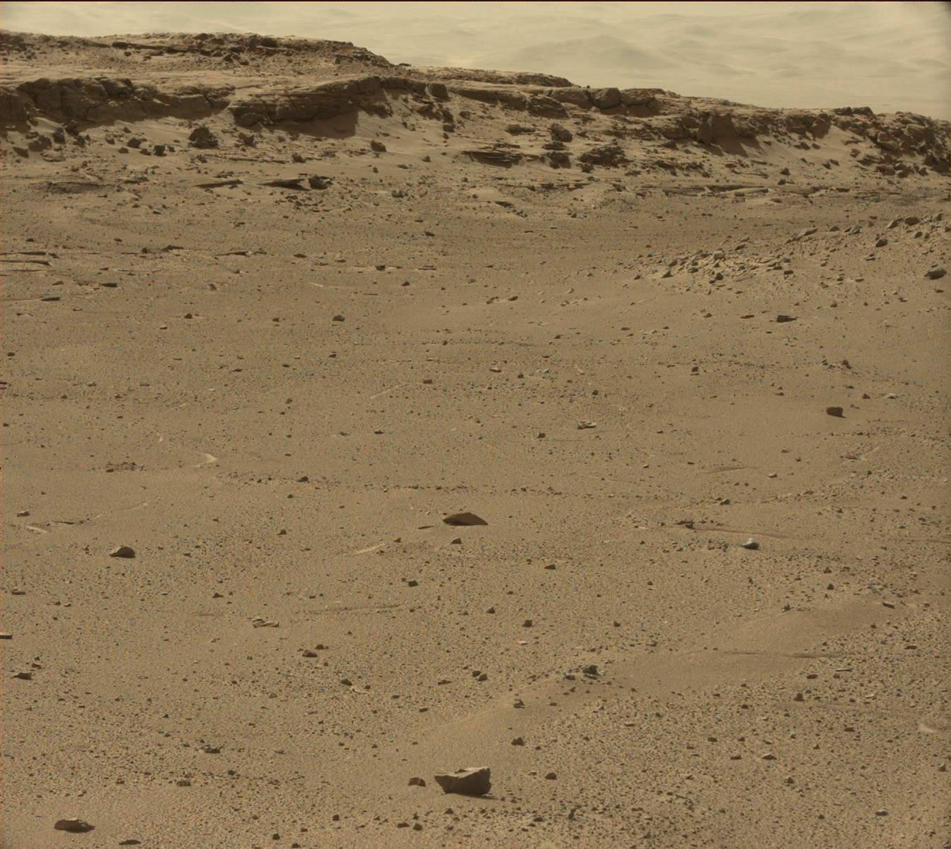 Nasa's Mars rover Curiosity acquired this image using its Mast Camera (Mastcam) on Sol 547
