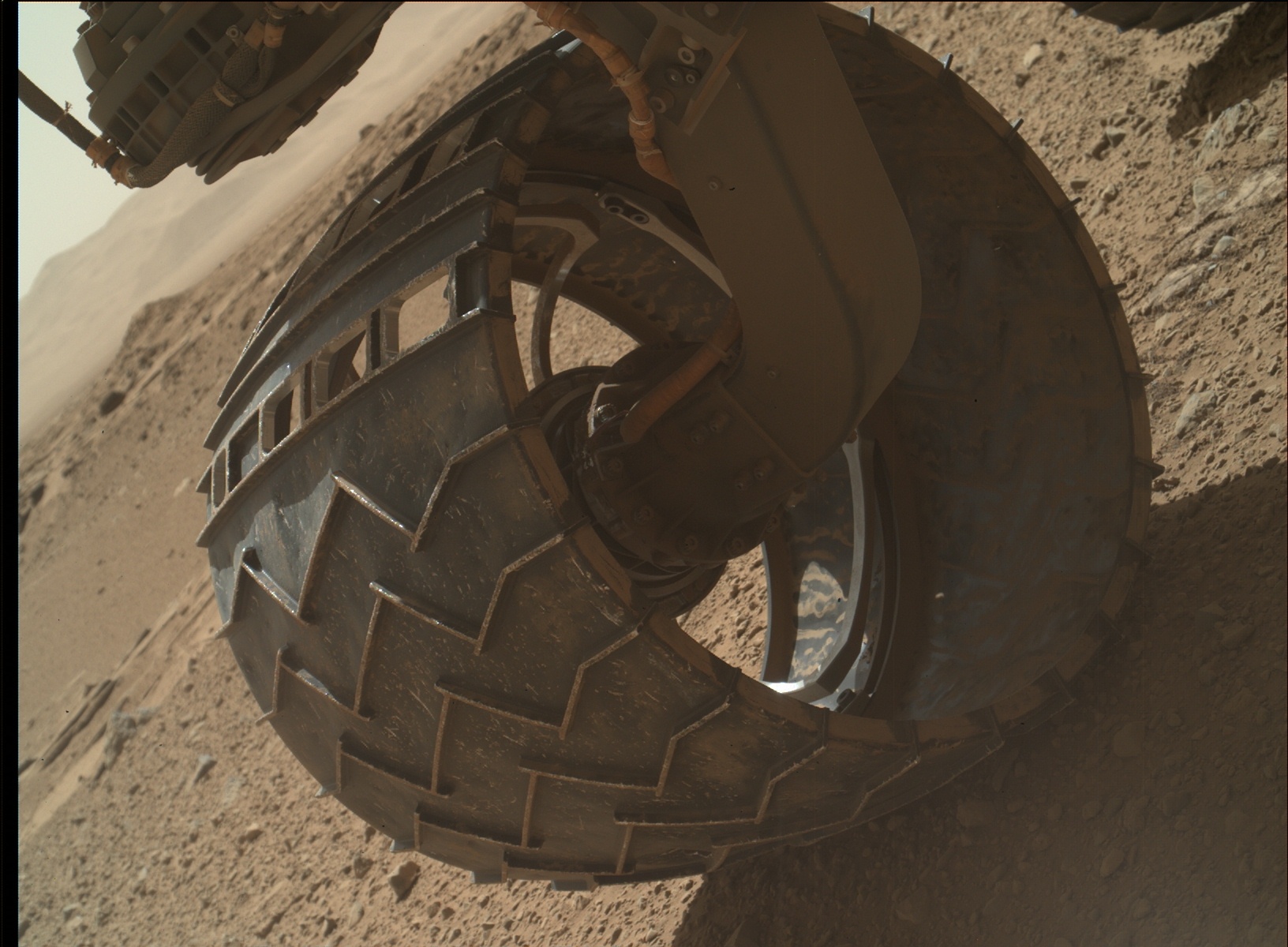 Nasa's Mars rover Curiosity acquired this image using its Mars Hand Lens Imager (MAHLI) on Sol 547