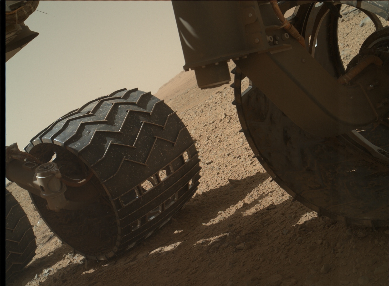 Nasa's Mars rover Curiosity acquired this image using its Mars Hand Lens Imager (MAHLI) on Sol 547