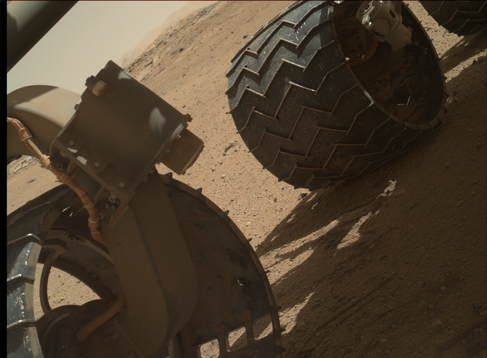 Nasa's Mars rover Curiosity acquired this image using its Mars Hand Lens Imager (MAHLI) on Sol 548