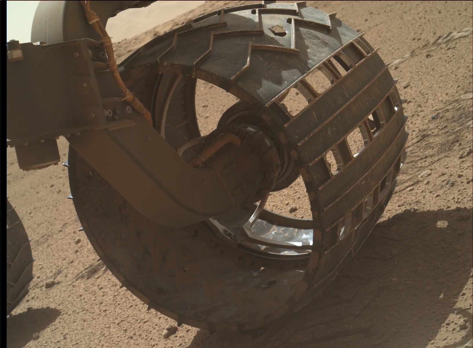 Nasa's Mars rover Curiosity acquired this image using its Mars Hand Lens Imager (MAHLI) on Sol 548