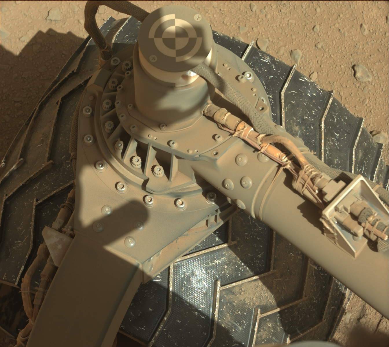Nasa's Mars rover Curiosity acquired this image using its Mast Camera (Mastcam) on Sol 549