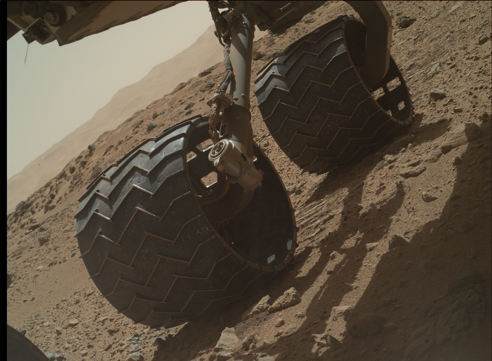 Nasa's Mars rover Curiosity acquired this image using its Mars Hand Lens Imager (MAHLI) on Sol 552