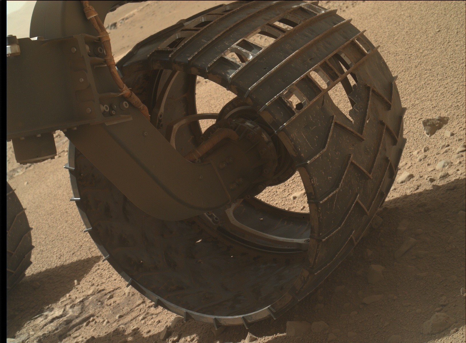 Nasa's Mars rover Curiosity acquired this image using its Mars Hand Lens Imager (MAHLI) on Sol 552