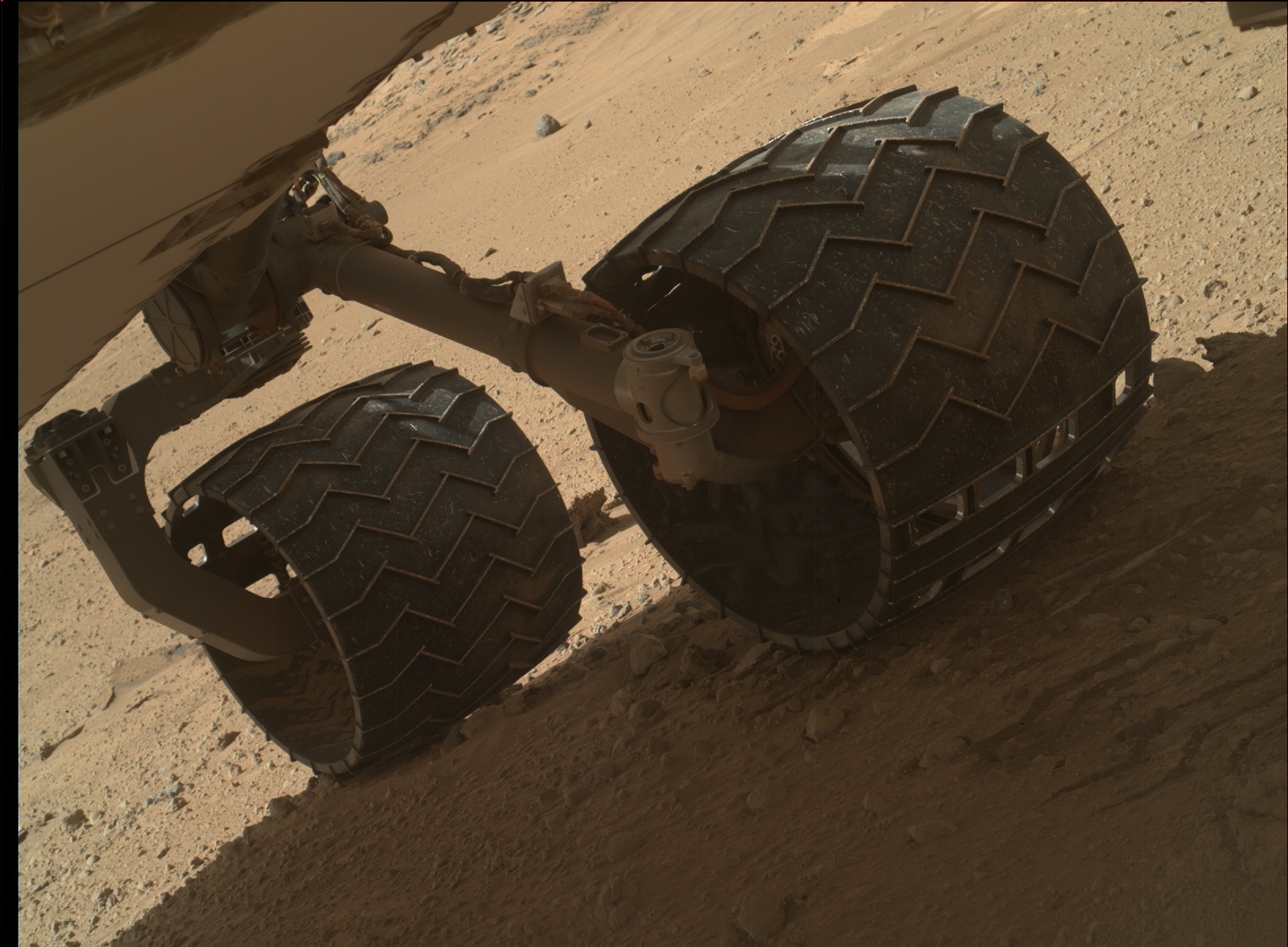 Nasa's Mars rover Curiosity acquired this image using its Mars Hand Lens Imager (MAHLI) on Sol 553